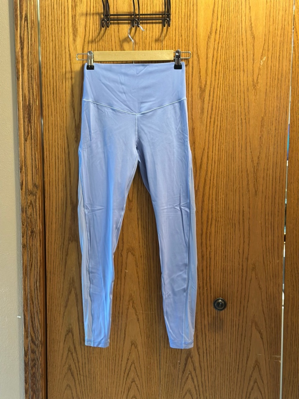 Aerie High-Waist Light Blue Workout Leggings